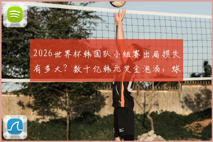 2026世界杯韩国队小组赛出局损失有多大？数十亿韩元奖金泡汤，球员收入锐减